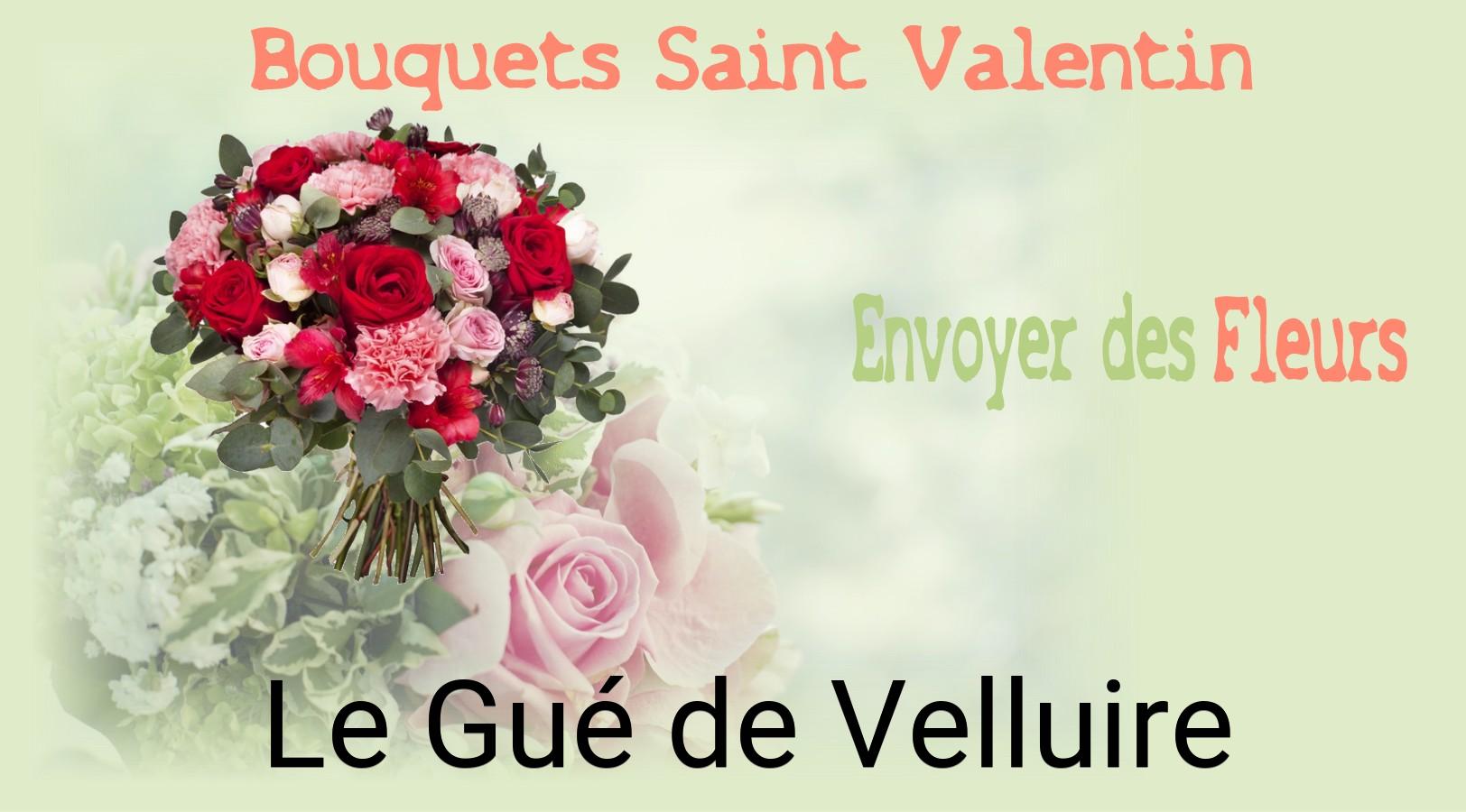 Roses de Saint-Valentin livrées à Le Gué-de-Velluire